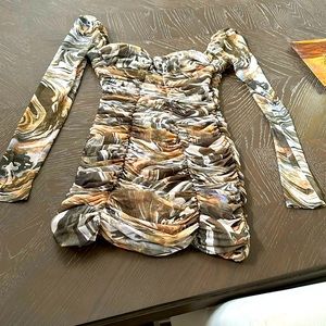 Zara sexy and classy long sleeve dress size M